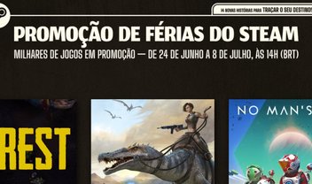 Promoção de Férias da Steam vai até 13 de julho; veja ofertas