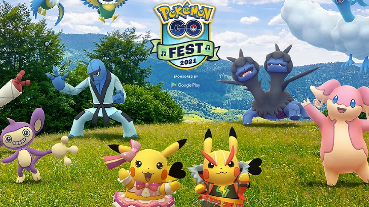 Pokémon GO Fest de 2021 disponibilizará todos os lendários