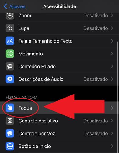 Escolha a opção 