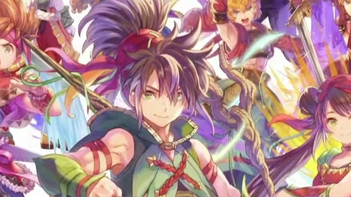 Vê aqui a abertura da série anime Legend of Mana: The Teardrop