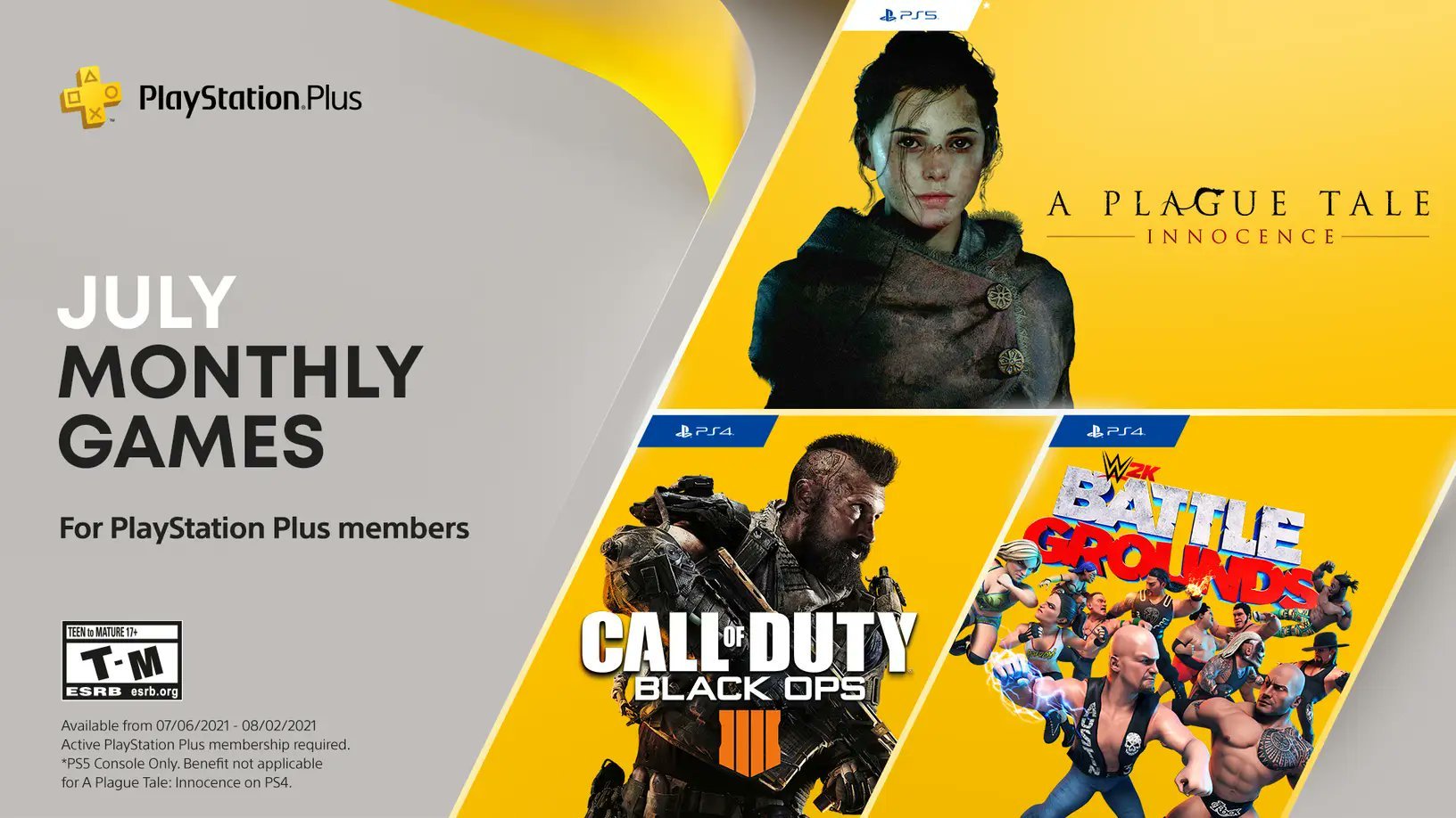 PlayStation Plus: Jogos Gratuitos para Setembro de 2018