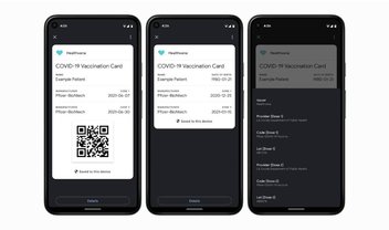 Google Pay agora mostra cartão de vacina contra a covid-19