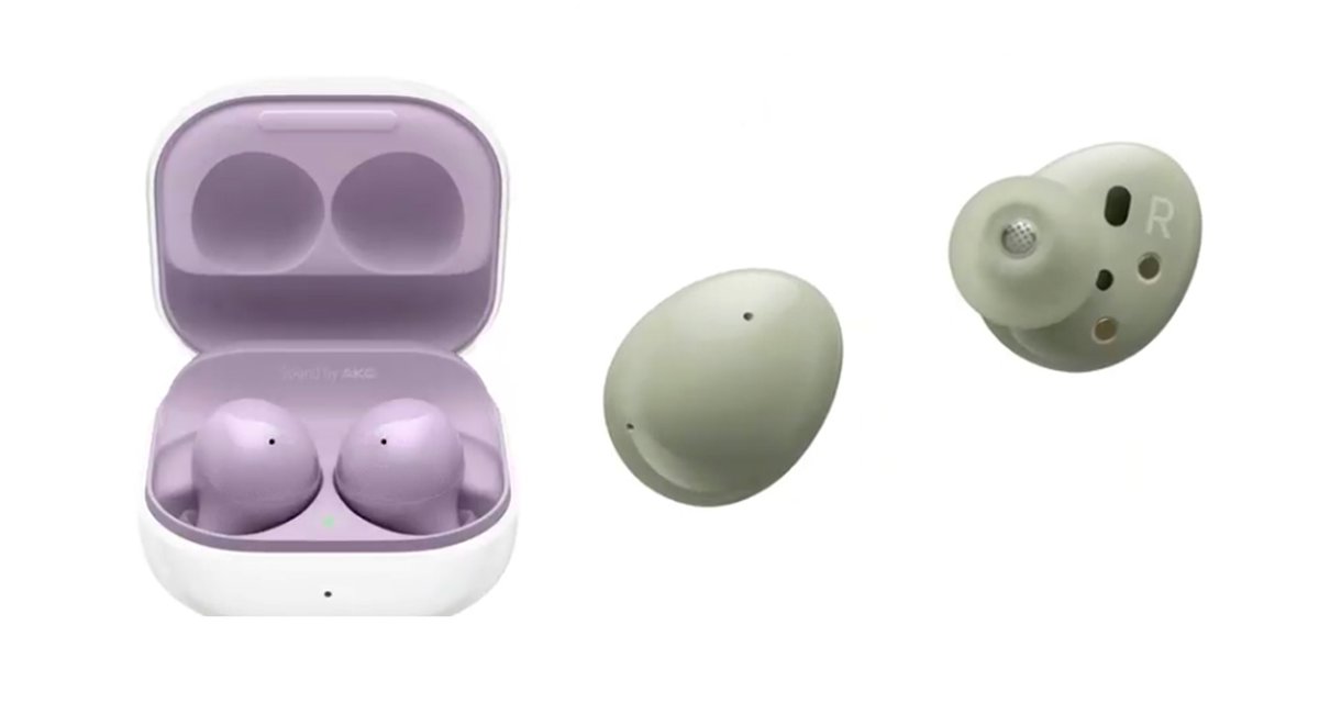  Galaxy Buds 2: renderizações revelam design do fone de ouvido