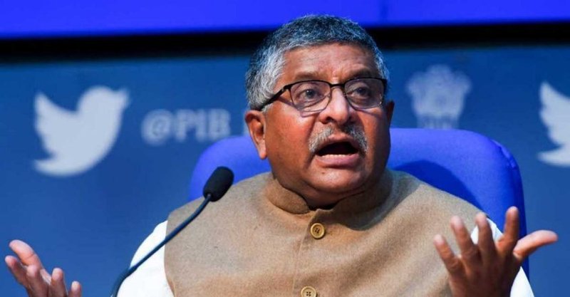 Ravi Shankar Prasad, ministro da Tecnologia da Informação e Eletrônicos da Índia.