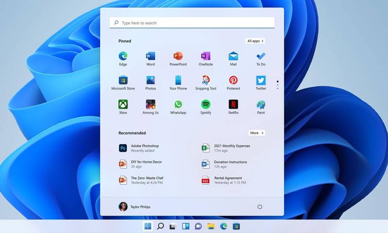 Nova barra de pesquisas do Menu Iniciar no Windows 11. (Fonte: Microsoft, Windows Latest / Reprodução)