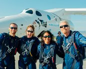 Virgin Galactic faz voo perfeito com fundador entre os tripulantes