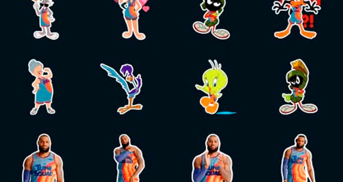 WhatsApp ganha stickers de Space Jam: Um Novo Legado