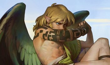 Zelda Breath of the Wild: fã transforma Link em anjo caído