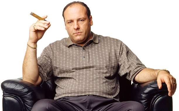 James Gandolfini, famoso pelo personagem Tony Soprano.