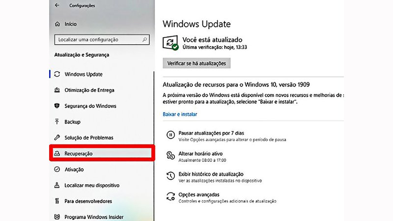 Fonte: Windows 10/Reprodução