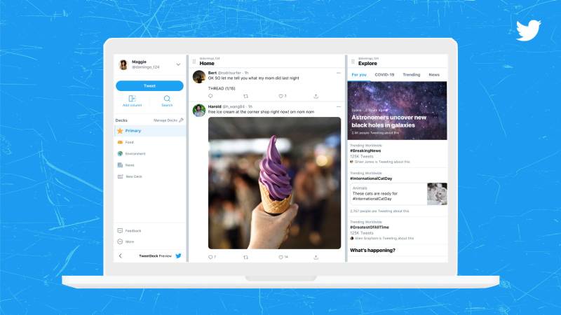 Nova interface se aproxima da atual versão web do Twitter. (Fonte: Twitter / Reprodução)