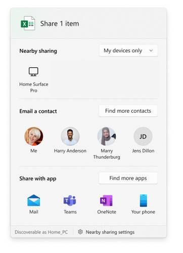 Compartilhamento de arquivos ficará mais fácil no windows 11. (Fonte: Windows/Reprodução)