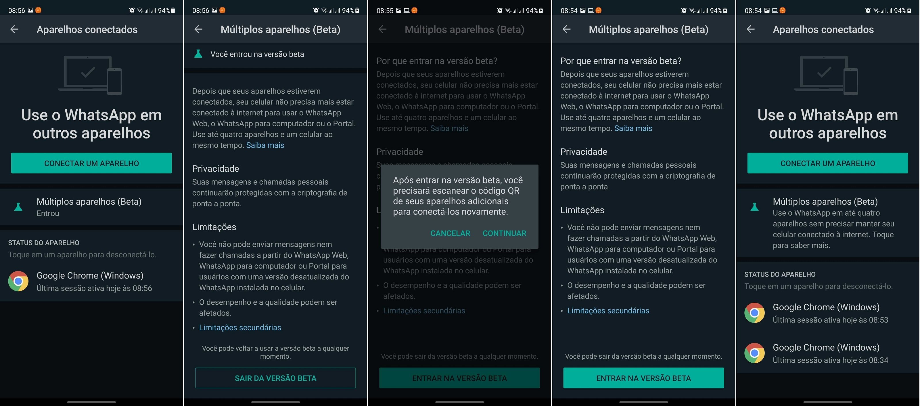 WhatsApp poderá ser usado em até quatro aparelhos ao mesmo tempo