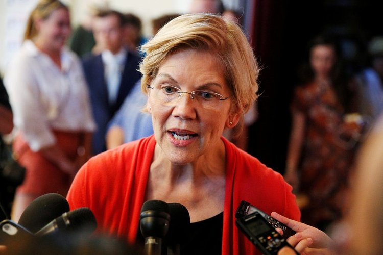 Elizabeth Warren, senadora dos Estados Unidos.