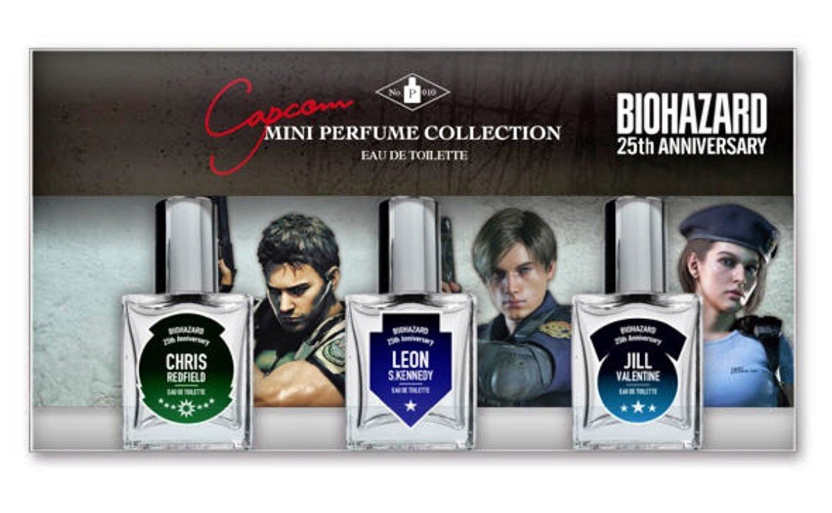 Opções de perfume inspirados em protagonistas de Resident Evil