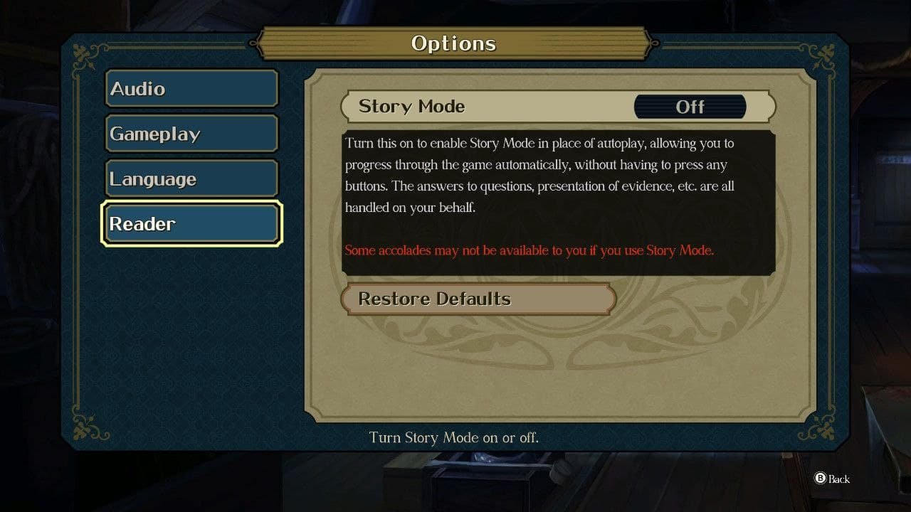 Quem preferir assistir em vez de jogar, pode contar com a opção do Story Mode