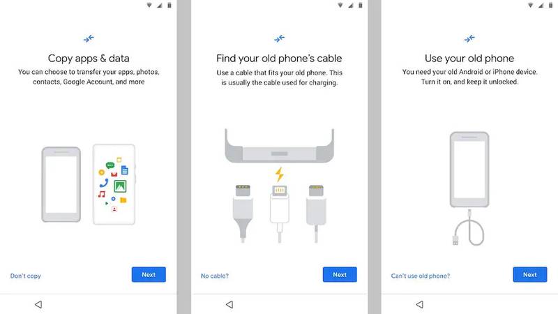 Migração de dados de iPhones para celulares Android pode estar disponível em breve. (Fonte: Gadgets 360/Reprodução)