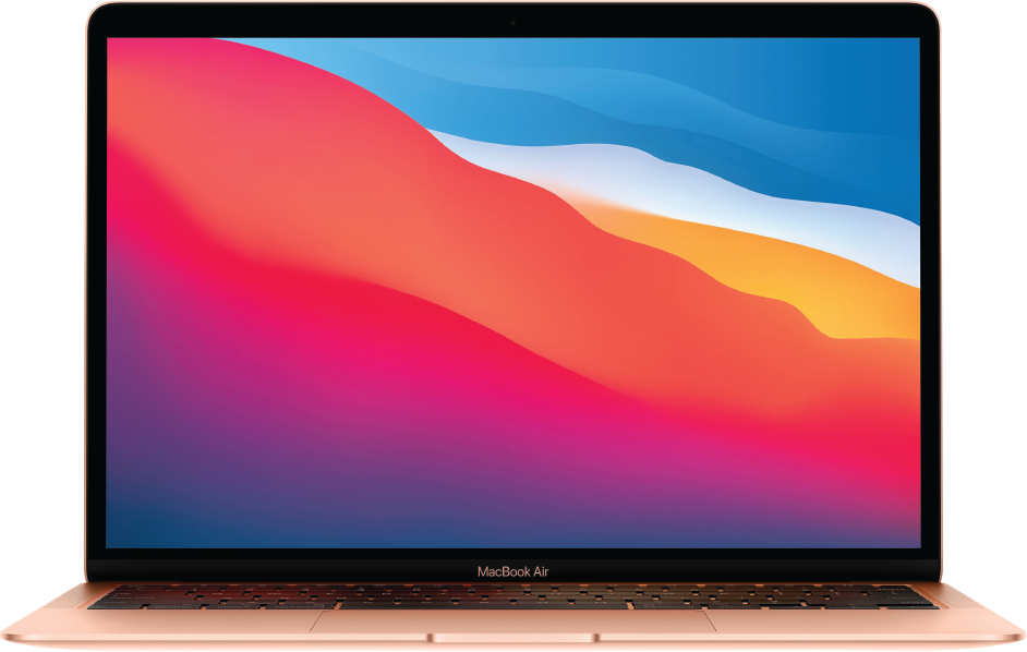 A tela Retina do Macbook Air M1 tem 13,3 polegadas, True Tone e resolução de 2560 x 1600 pixels