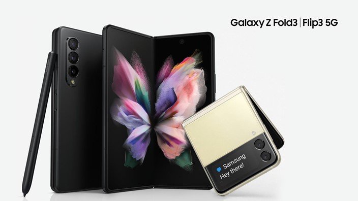Suposto visual do Galaxy Fold 3 e Flip 3. (Fonte: Evan Blass, Twitter)