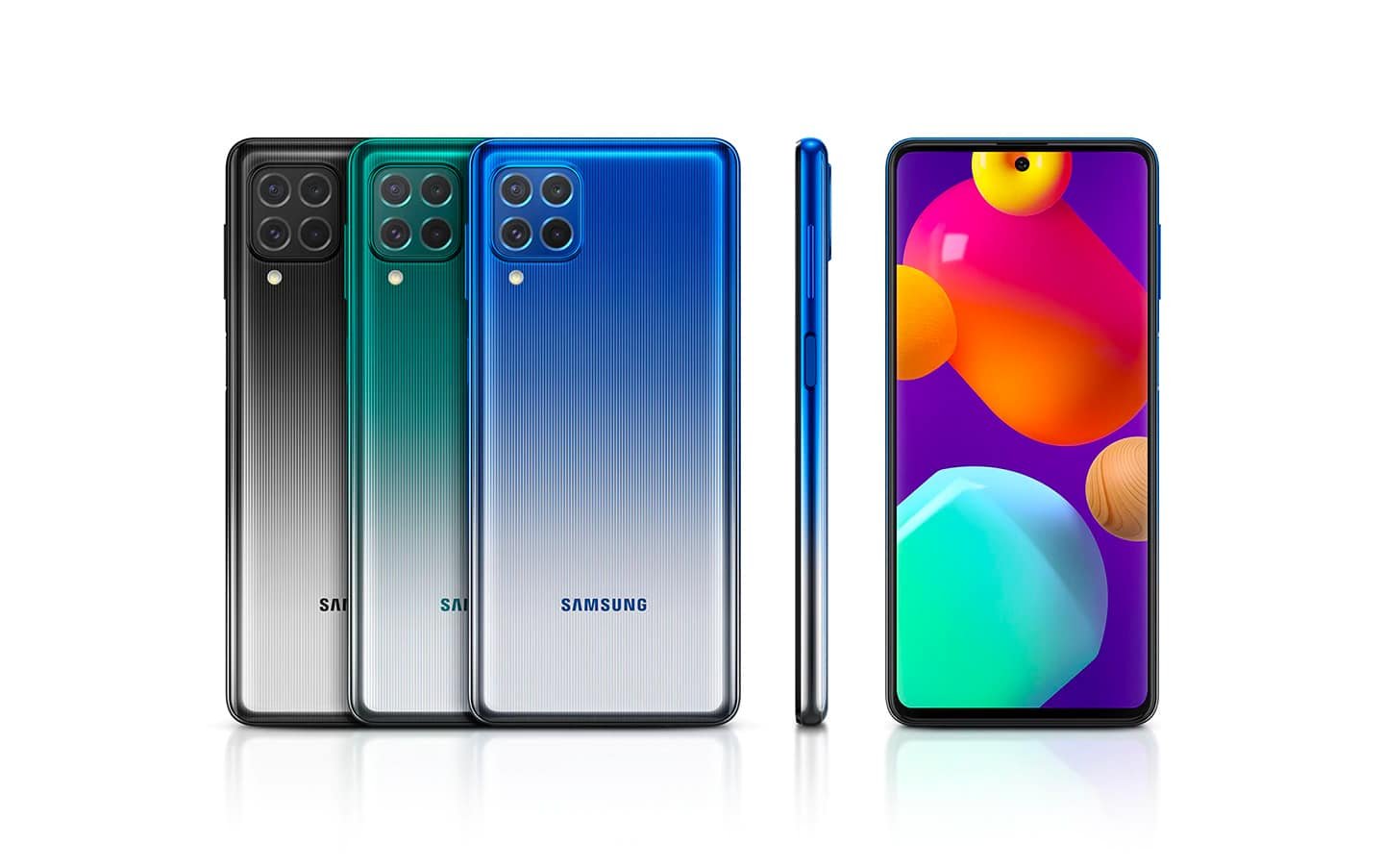 Galaxy M62, da Samsung. (Fonte: Samsung / Reprodução)