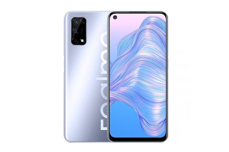 Celular Realme 7 5G na cor Prata (Fonte: Realme / Reprodução)