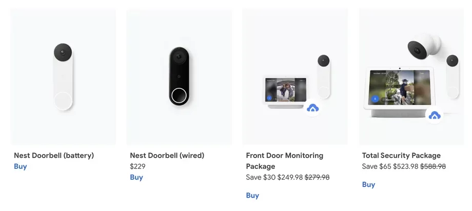 Nest Doorbell ganhará uma versão maior e alimentada por bateria.