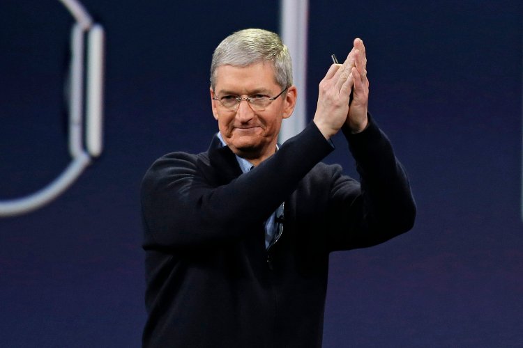 Tim Cook apareceu em oitavo lugar.