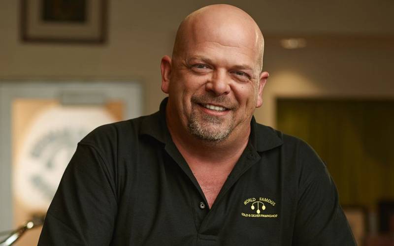 Rick Harris, o dono da loja e astro do History Channel.