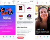 Tinder anuncia recursos de incentivo à vacinação contra covid-19