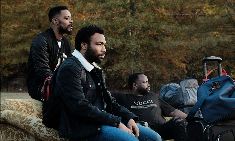 Donald Glover, Brian Tyree Henry e LaKeith Stanfield em 'Atlanta'.