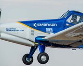 Avião elétrico da Embraer começa testes de voo