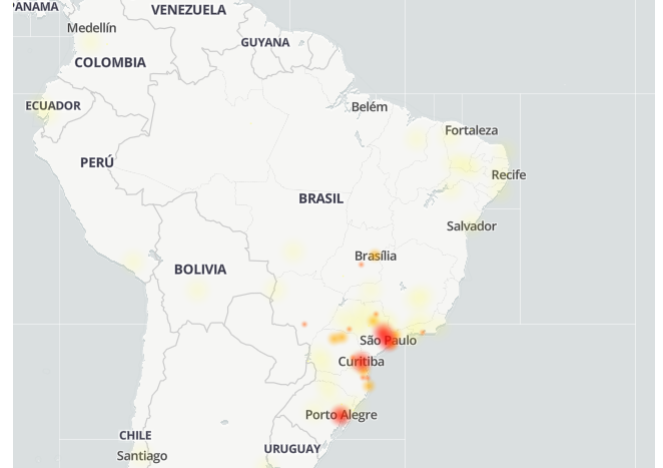 Áreas mais afetadas no Brasil