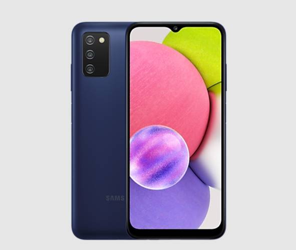 O Galaxy A03s.