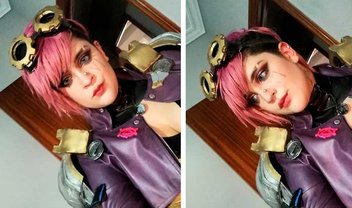 Vi do LoL vira cosplay incrível com manoplas realistas