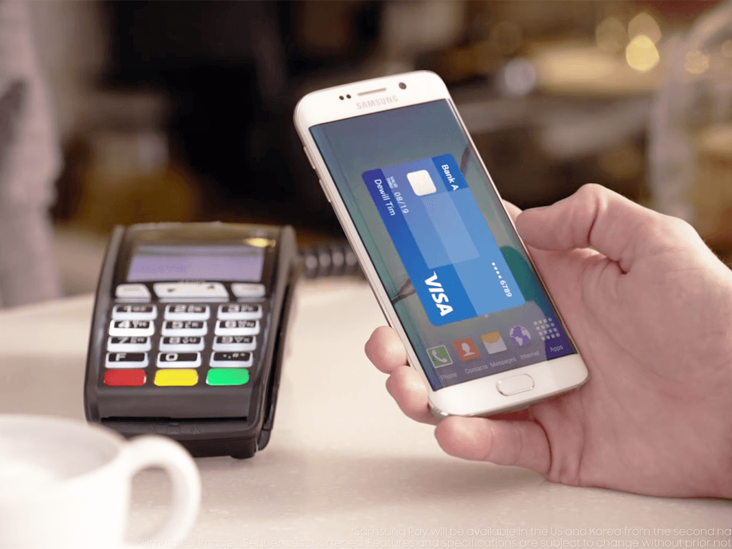 O Samsung Pay é compatível com dispositivos com tecnologia NFC.