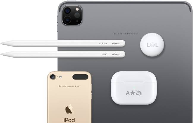 O serviço de gravação a laser da Apple é oferecido em alguns países, como em Portugal.