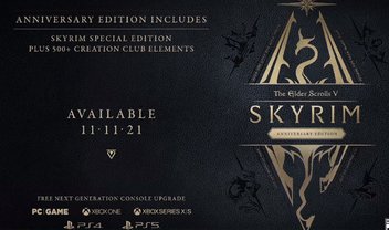 Skyrim Anniversary Edition é anunciado e chega em novembro 