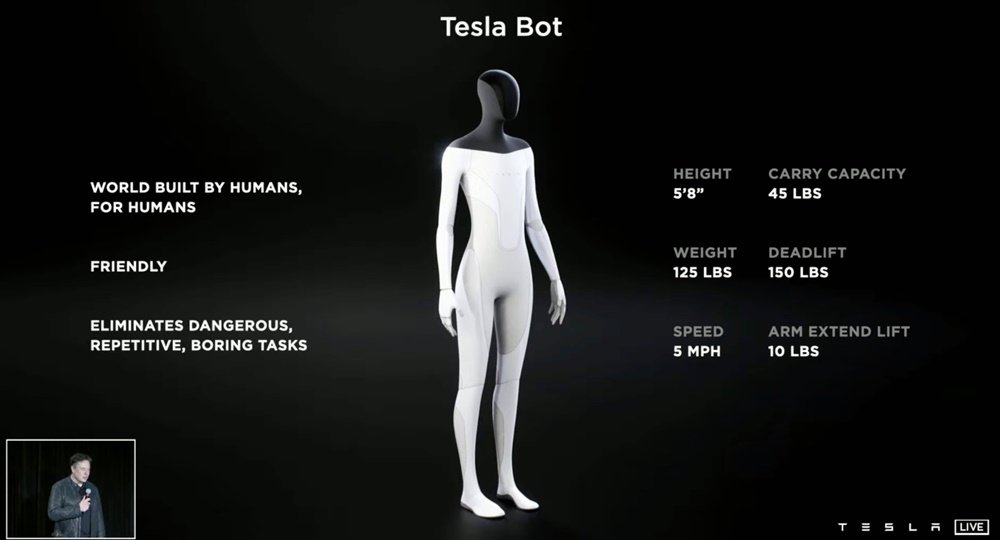 Algumas das características do robô 