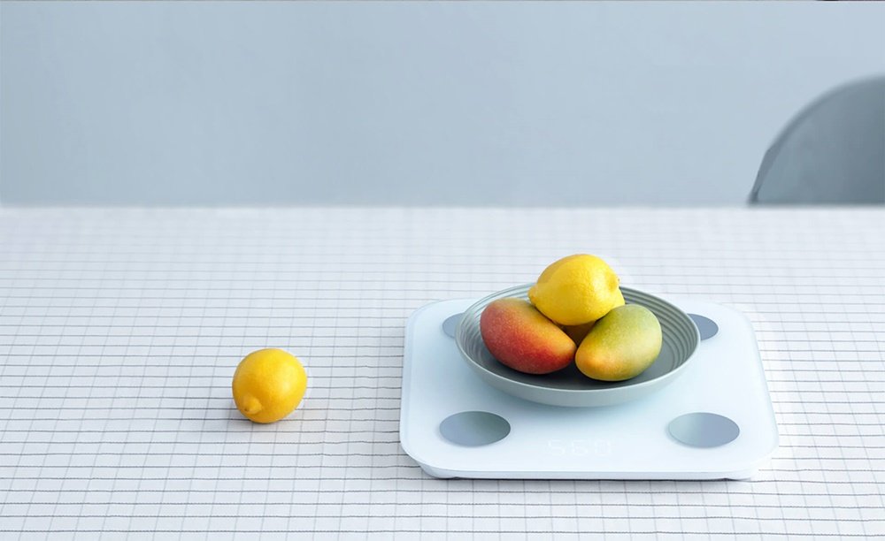 O modelo também pode ser usado para pesar alimentos com seu modo dinâmico. (Fonte: Xiaomi/Divulgação)