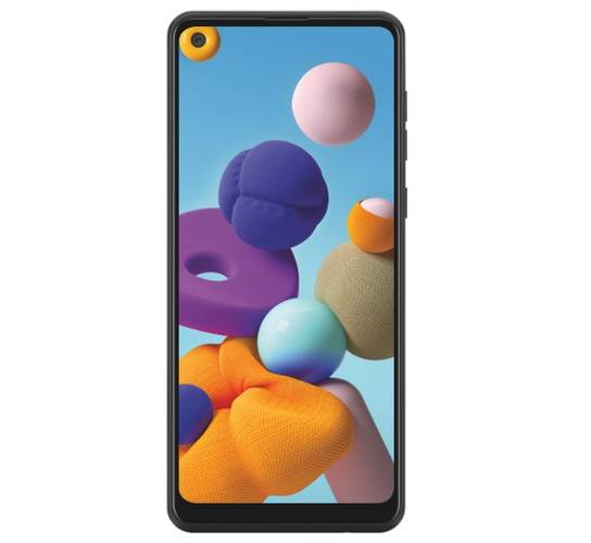 O Galaxy A21.