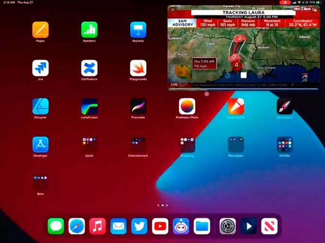 Com o PiP, um mini-player é exibido enquanto o usuário mexe em outros apps.