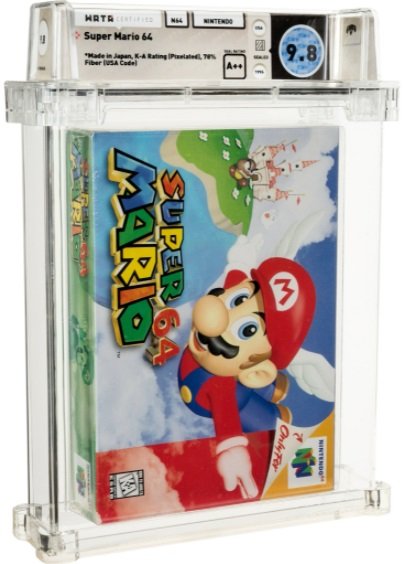O enorme valor pago em Super Mario 64 levantou ainda mais suspeitas.