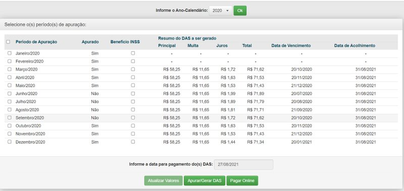 Débitos podem ser consultados somente com o CNPJ do MEI. (Fonte: Receita Federal/Reprodução)
