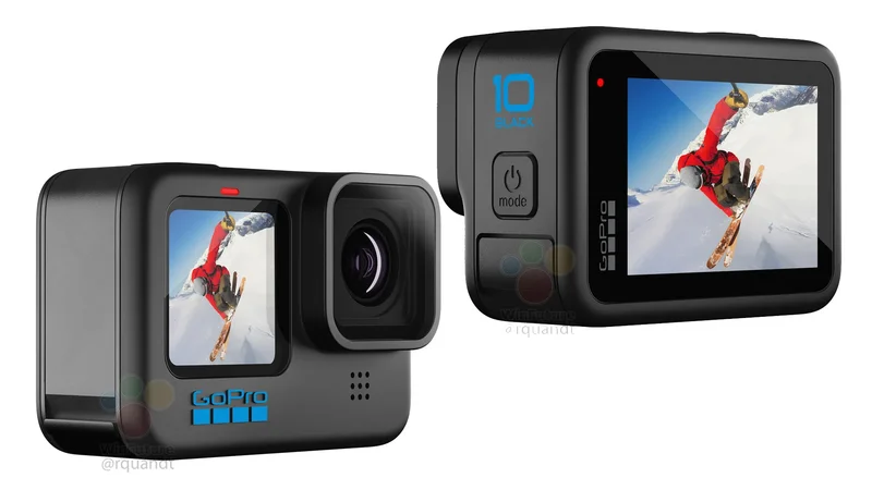 Com novo logotipo, GoPro Hero 10 Black deve manter os visores frontal e traseira.