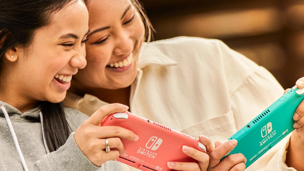 Nintendo Switch Lite Turquesa - Versão Nacional