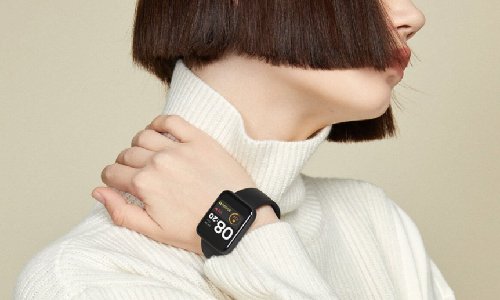 O formato do Xiaomi Mi Watch Lite é quadrado