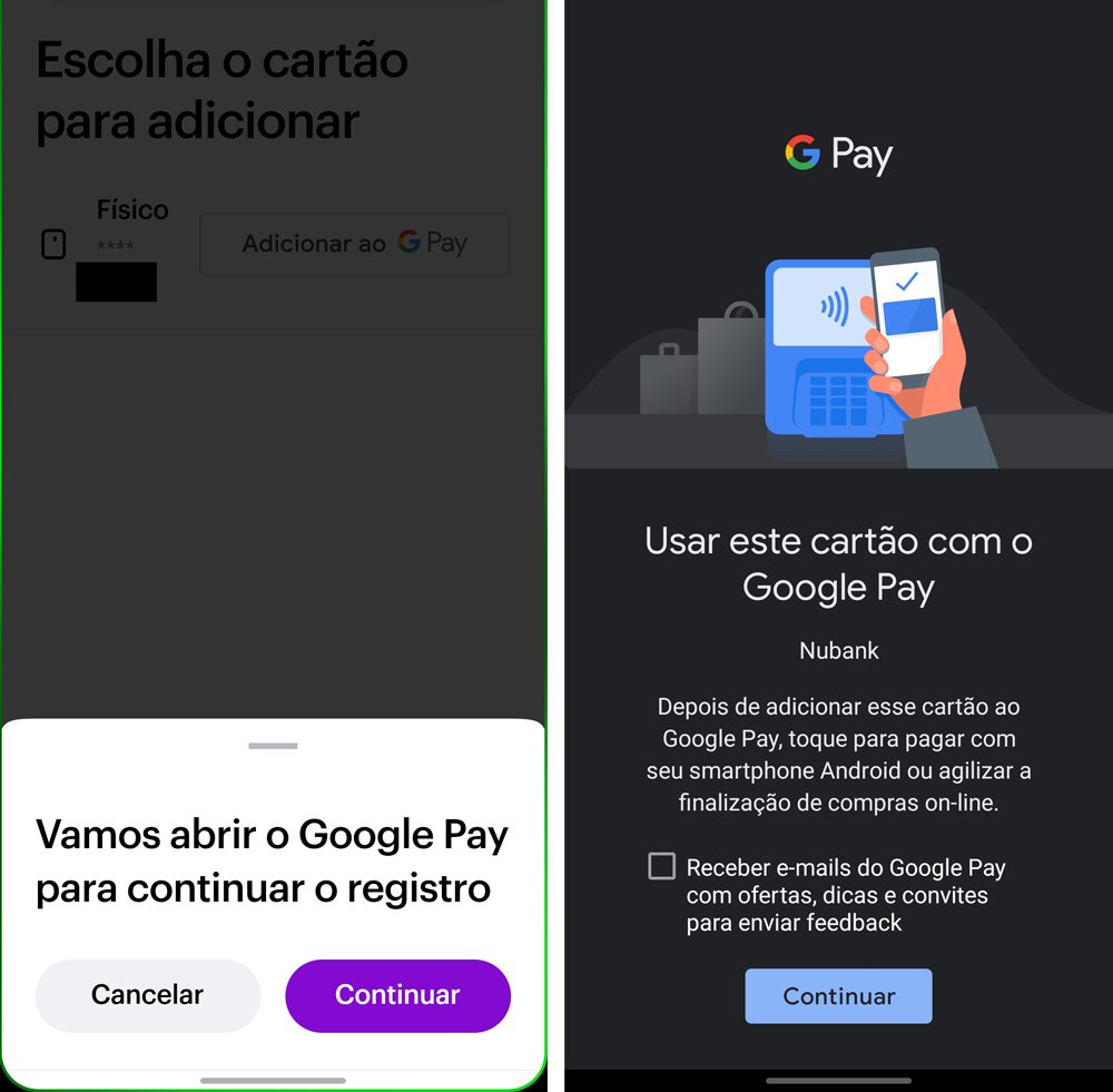 Google Pay: como adicionar um cartão do Nubank