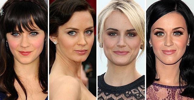 Zooey, Emily Blunt, Taylor Schilling e Katy Perry.