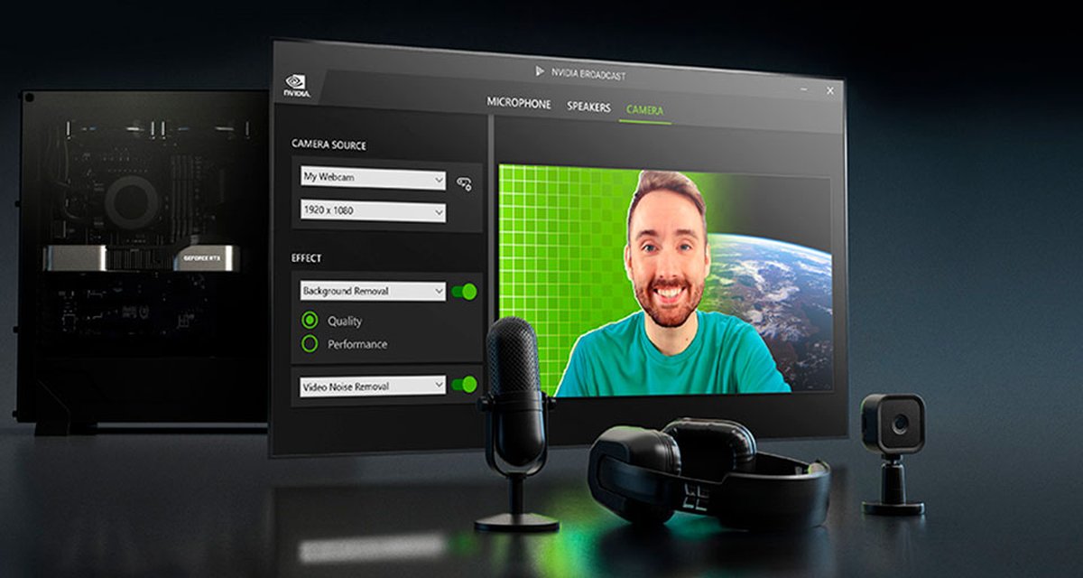 NVIDIA Broadcast recebe suporte para câmeras profissionais 