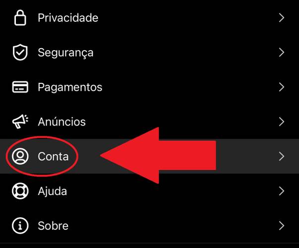 Na opção 